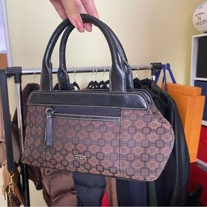 Vera Bradley Black and Brown Geometric Handbag